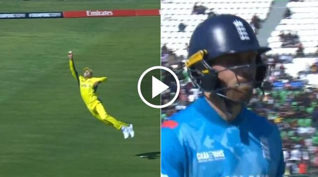 Watch: Alex Carey Takes Stunning Catch to Dismiss Phil Salt in CT 2025 Against England