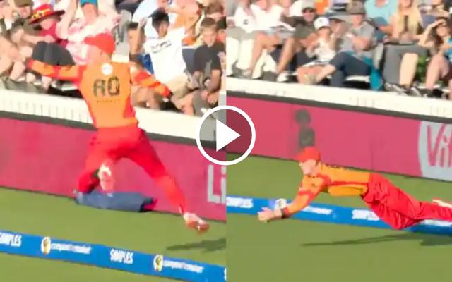 Stunning Boundary Catch by Dan Mousley Highlights Birmingham's Victory in The Hundred 2024