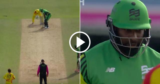 [WATCH] Pollard Smashed 6,6,6,6,6 Against Rashid Khan in "HUNDRED" League 