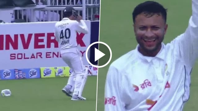 WATCH : Abrar Ahmed Rushes to Crease in Fear of 'Timed Out' Dismissal