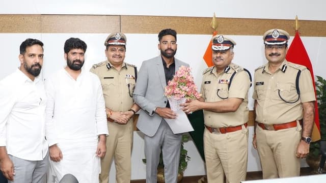 Mohammed Siraj Appointed as DSP in Telangana, Honored for His Cricketing Contributions