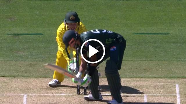 [WATCH] Babar Azam Dismissed by Adam Zampa After a Promising Start in 1st ODI Against Australia
