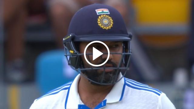 WATCH : Pat Cummins Dance As Rohit Sharma Dismissed for 10 Early on Day 4 at The Gabba