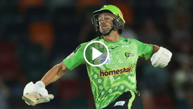 [WATCH]: Sydney Thunder’s Daniel Sams Hammers 31 Runs Off Lloyd Pope in Epic BBL Over