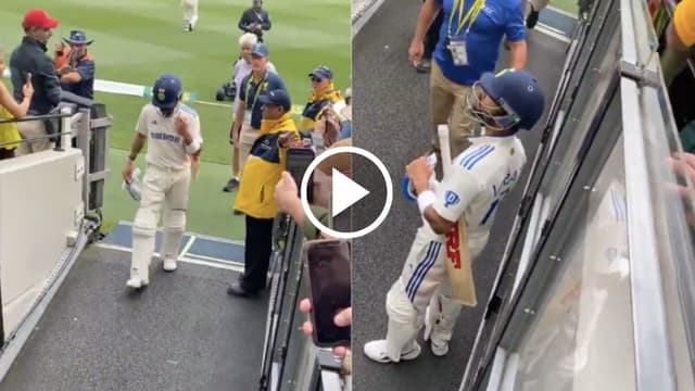 WATCH :Virat  Kohli’s Death Stare Freezes Melbourne Crowd After Disrespectful Abuse AUSvsIND BGT 2024-25