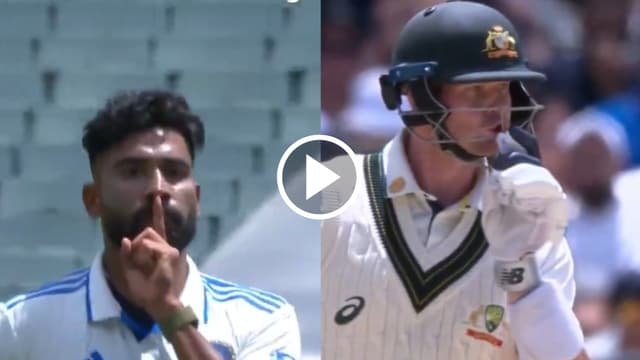 [WATCH] Steve Smith Shushes Mohammed Siraj After Pacer's Celebration in MCG Test