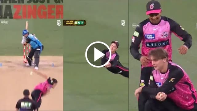 [WATCH] Lachlan Shaw Stuns with Diving Catch in Sydney Sixers’ Thrilling Victory over Adelaide Strikers BBL 2024-25