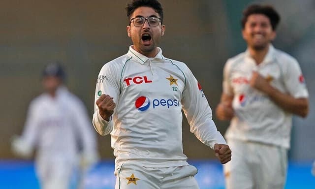 Pakistan’s Abrar Ahmed Hospitalized with Fever During First Test Against England in Multan