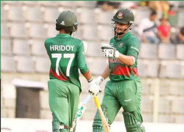 Shakib and Towhid's dual 90's flattens Ireland as Bangladesh goo 1-0 up in the series