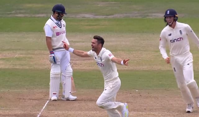 Anderson hits back before rain spoils day two
