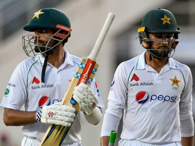 Babar Azam key as Pakistan lead crosses 100