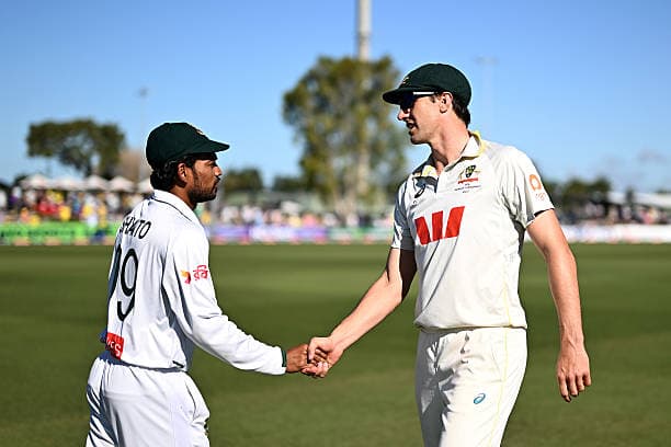 Two captains after the match ©Getty