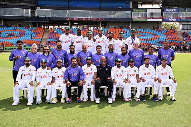 The team after scripting history ©Getty