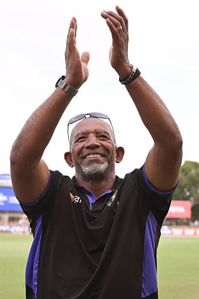 Phil Simmons finally smiling ©Getty