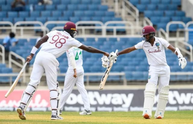 Brathwaite, Holder give West Indies the lead