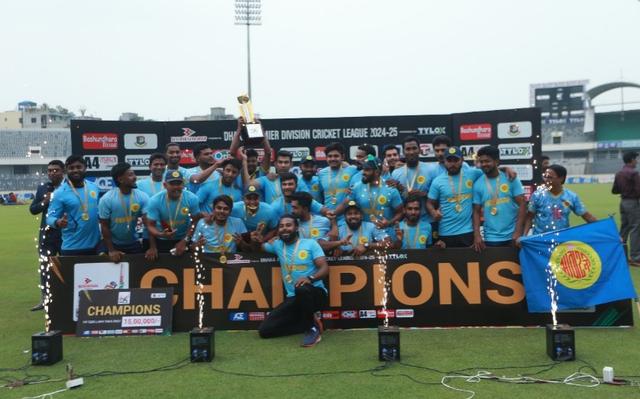 Abahani clinch 3rd straight DPL title after dominant win over Mohammedan