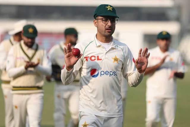 Debutant Abrar takes 7-wicket haul as England all out on first day