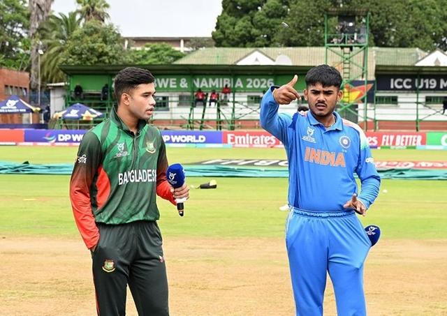 No handshake at toss sparks debate in Bangladesh vs India U19 World Cup match