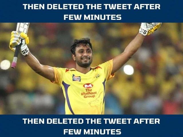 IPL 2022: Ambati Rayudu announces IPL withdrawal tweet and deletes within minutes