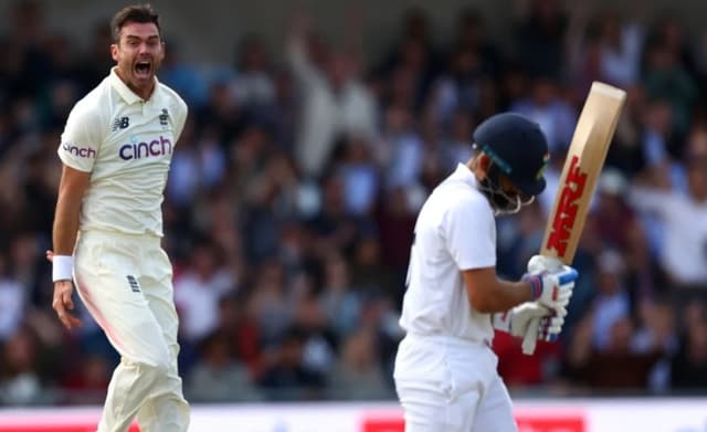 I guess English fans will be thankful Kohli is not playing: Anderson