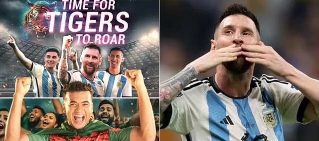 Argentina football team wish Bangladesh good luck for World Cup