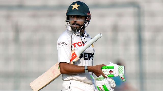 Watch: Babar Azam's Dismal Form Continues: Out for 5 as Pakistan Faces Collapse in Multan Test