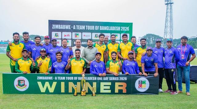 Bangladesh Emerging beat Zimbabwe A in final ODI to clinch series win