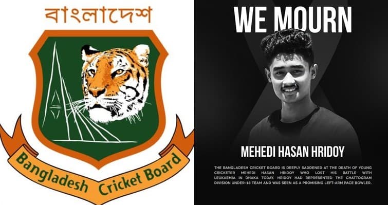 Young cricketer Mehedi Hasan Hridoy dies after battle with leukaemia