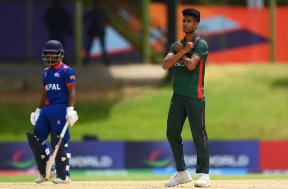 Bangladesh U19 win against Nepal U19 in World Cup Super Six phase 