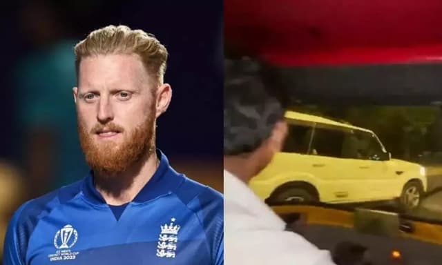 Watch: Ben Stokes and Liam Livingstone escape accident in Delhi