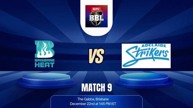Brisbane Heat vs Adelaide Strikers BBL 14 Match 9, Dream 11 Prediction, Fantasy Cricket