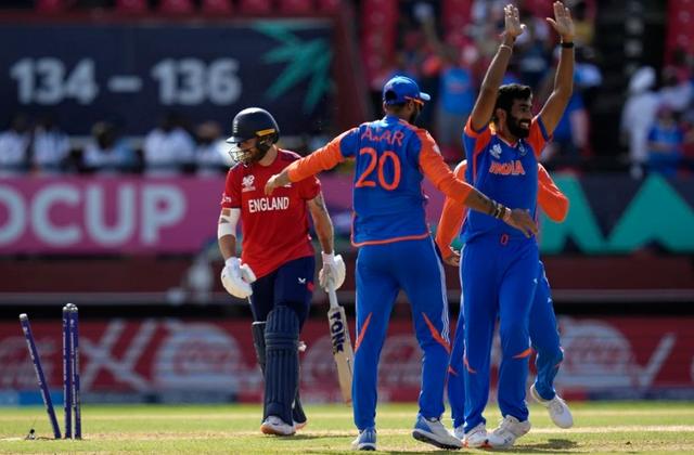 India dismantle England to book T20 World Cup final spot 