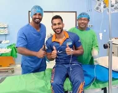Surgeon brings smile on Chamika Karunaratne's face