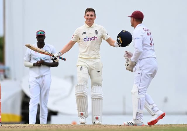 Crawley hundred puts England in control