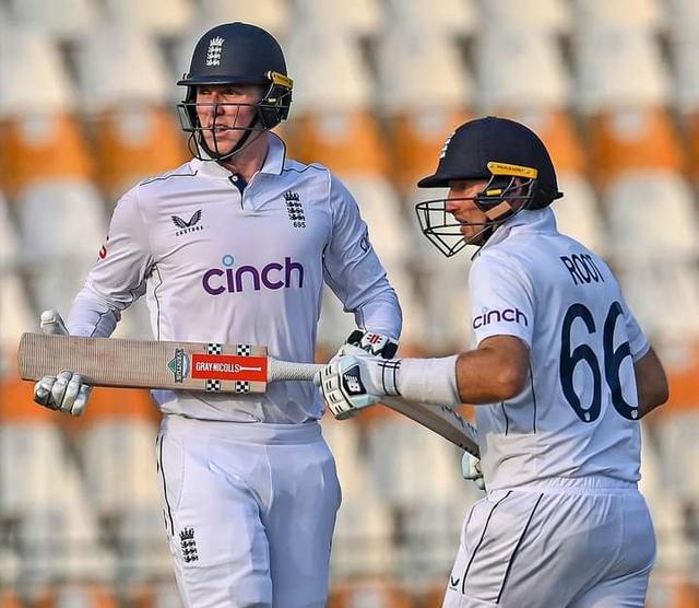 Crawley - Root give solid reply to Pakistan's gigantic total 