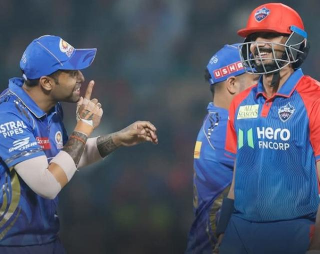 Three run-outs in a row as Mumbai Indians claim 13 runs thrilling victory over Delhi Capitals