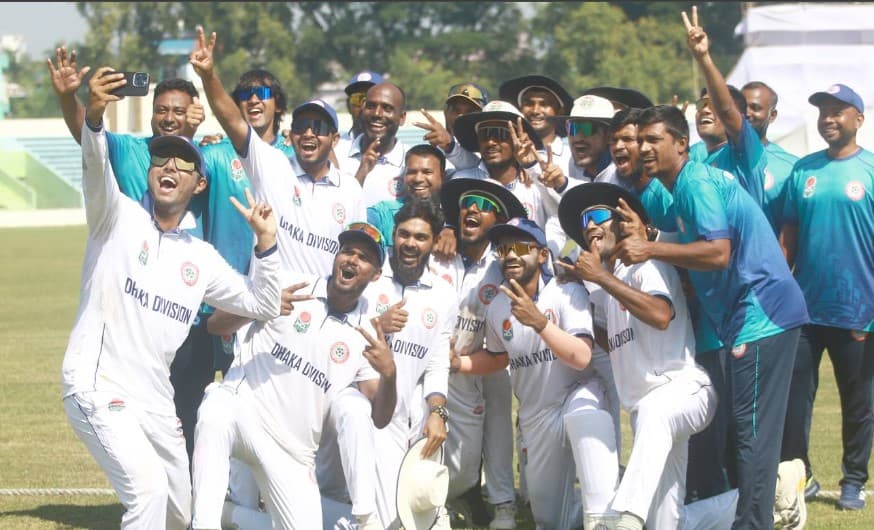 NCL: Dhaka Seal Innings Win, Three Matches Drawn