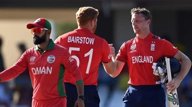 England thrash Oman to go past Scotland's NRR 
