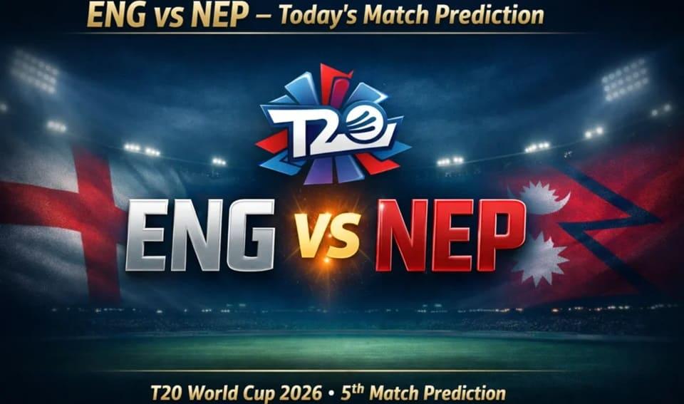 England vs Nepal ICC WCT20 2026 Match 5, Dream 11 Prediction, Fantasy Cricket