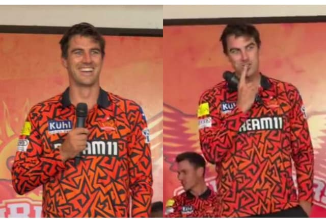 Watch : Pat Cummins does it again " shhhhh "