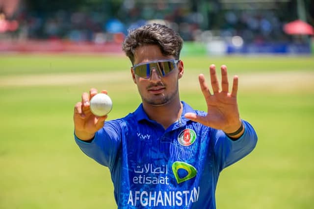 AM Ghazanfar makes merry with a fifer as Afghanistan crash Zimbabwe to clinch the series 