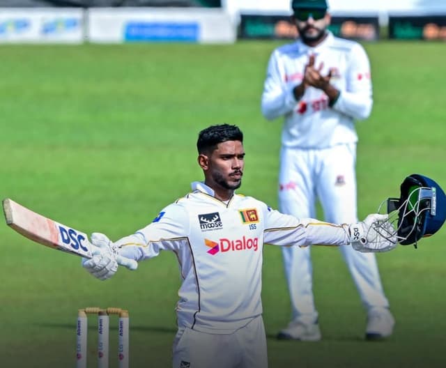 Pathum Nissanka's majestic 146* helps Sri Lanka topple Bangladesh on day two in Colombo