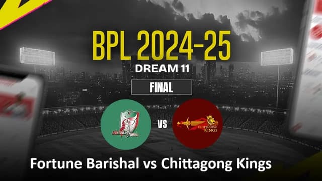Fortune Barishal vs Chittagong Kings BPL 2024-25 Final Match, Dream 11 Prediction, Fantasy Cricket