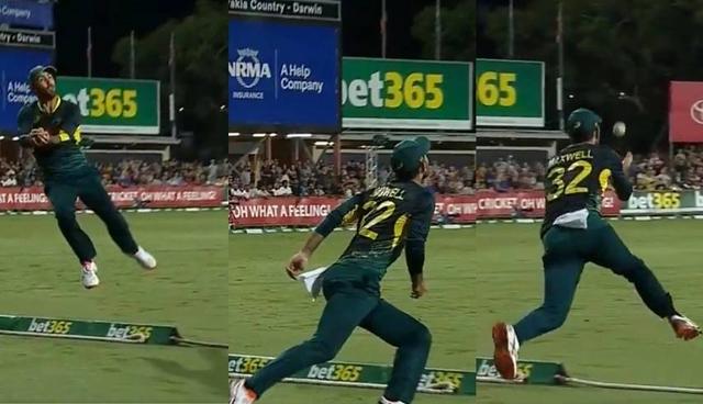 AUS vs SA: Glenn Maxwell steals the spotlight with a stunning boundary catch in T20I opener