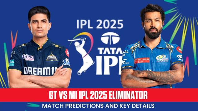 GT vs MI IPL 2025 Eliminator Prediction, Who Will Win Today’s Match?