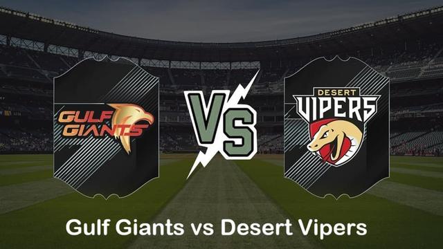 Gulf Giants vs Desert Vipers ILT20 2025-26 Match 12, Dream 11 Prediction, Fantasy Cricket