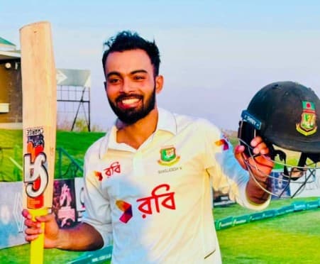 Towhid Hridoy breaks Tamim Iqbal's record with historic triple century