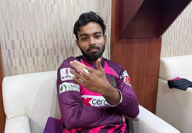 Towhid Hridoy suffers injury, might need stitches 
