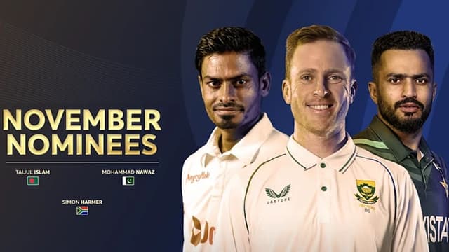 ICC Announces Player of the Month Nominees for November