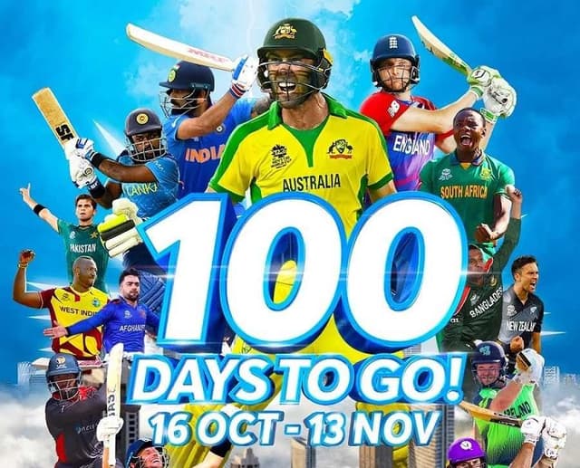 ICC Men's T20 World Cup 2022 100-Days Countdown begins